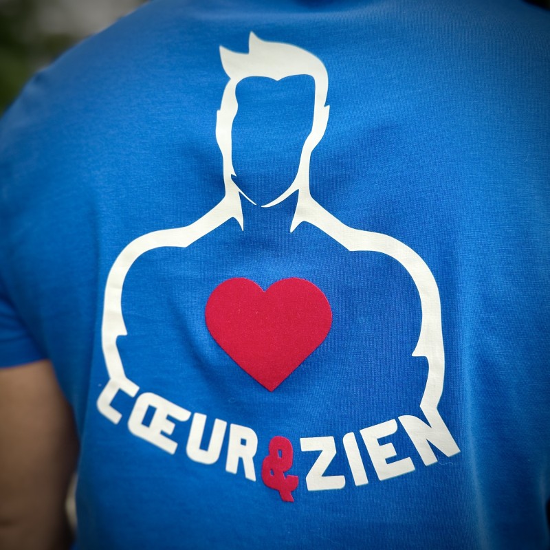 Tee-Shirt Cœur&zien Bleu