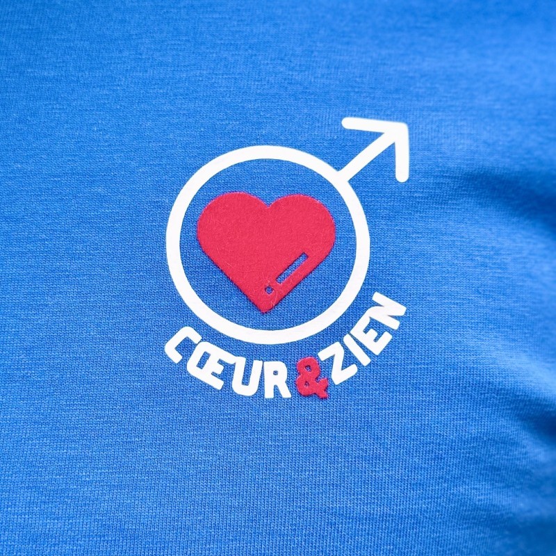 Tee-Shirt Cœur&zien Bleu