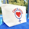 Pochette Canvas blanc naturel