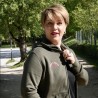 Veste à Capuche Zippée Kaki