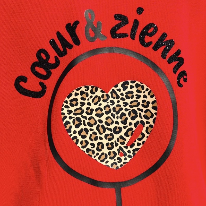 Veste à Capuche Zippée Rouge