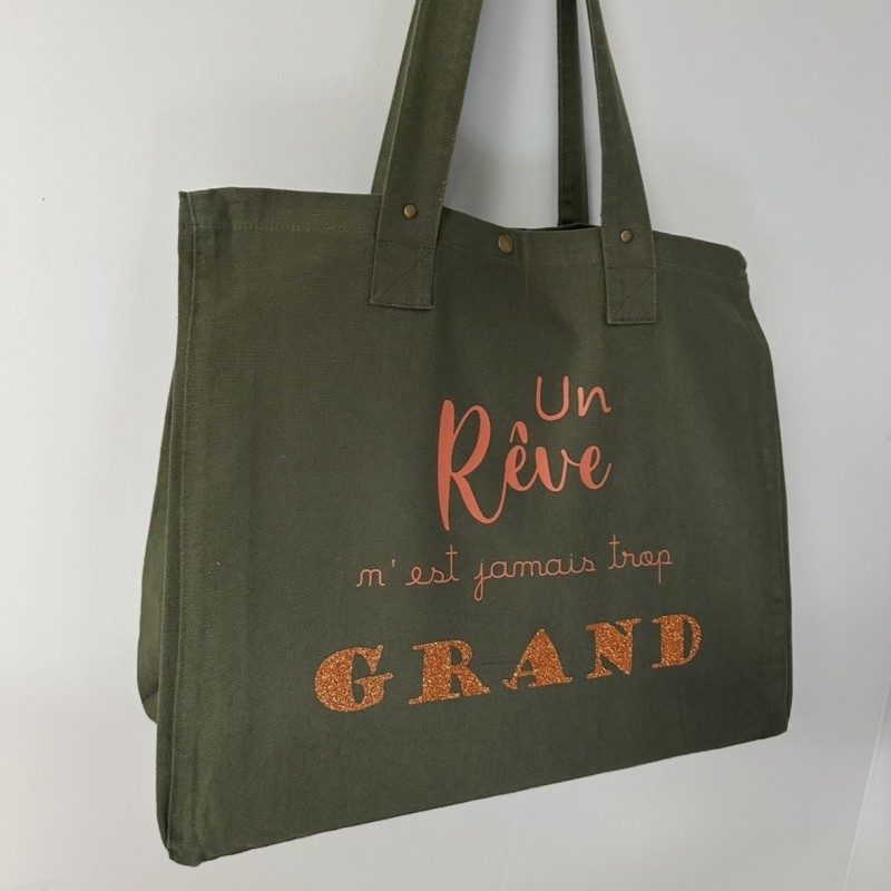 Cabas en coton GRAND REVE