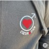 Veste à Capuche Zippée Kaki HOMME